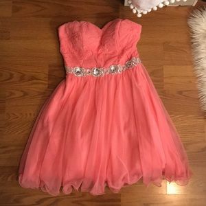 Pink formal dress